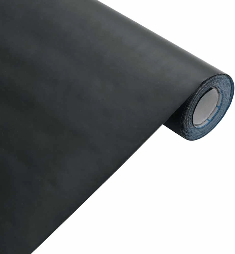 Baldų lipdukai, juodas, 90x500cm, PVC, lipnūs, matiniai
