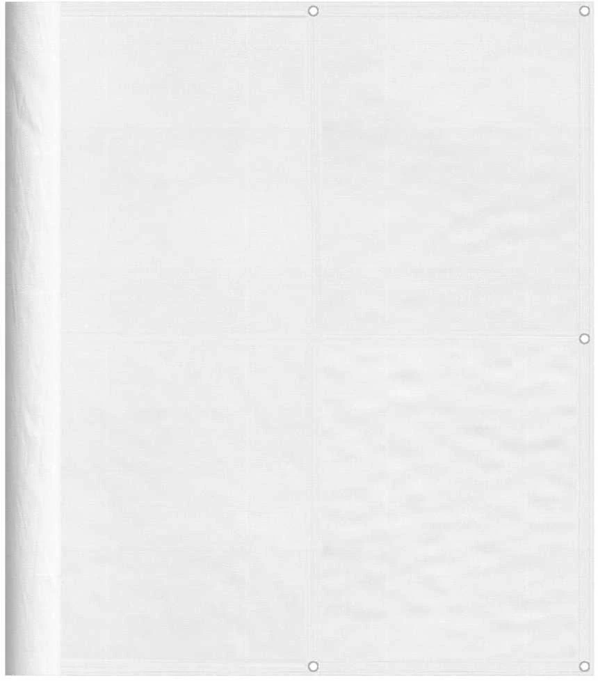 Balkono pertvara, balta, 120x700cm, 100% oksfordo poliesteris