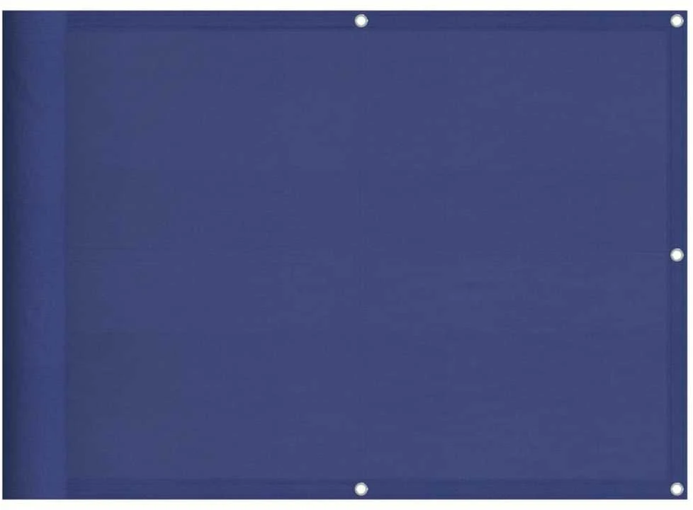 Balkono pertvara, mėlyna, 75x700cm, 100% oksfordo poliesteris