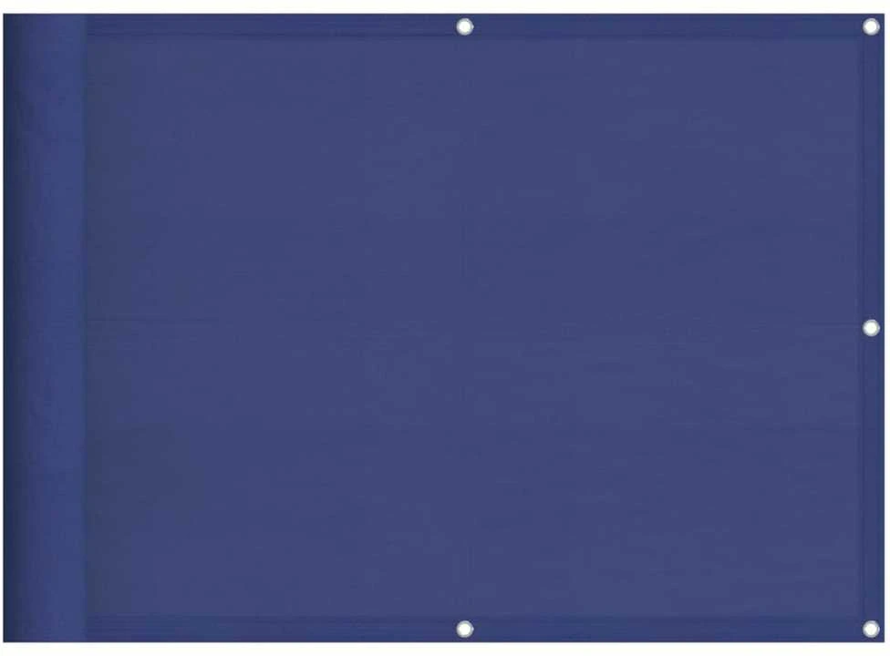 Balkono pertvara, mėlyna, 75x800cm, 100% oksfordo poliesteris