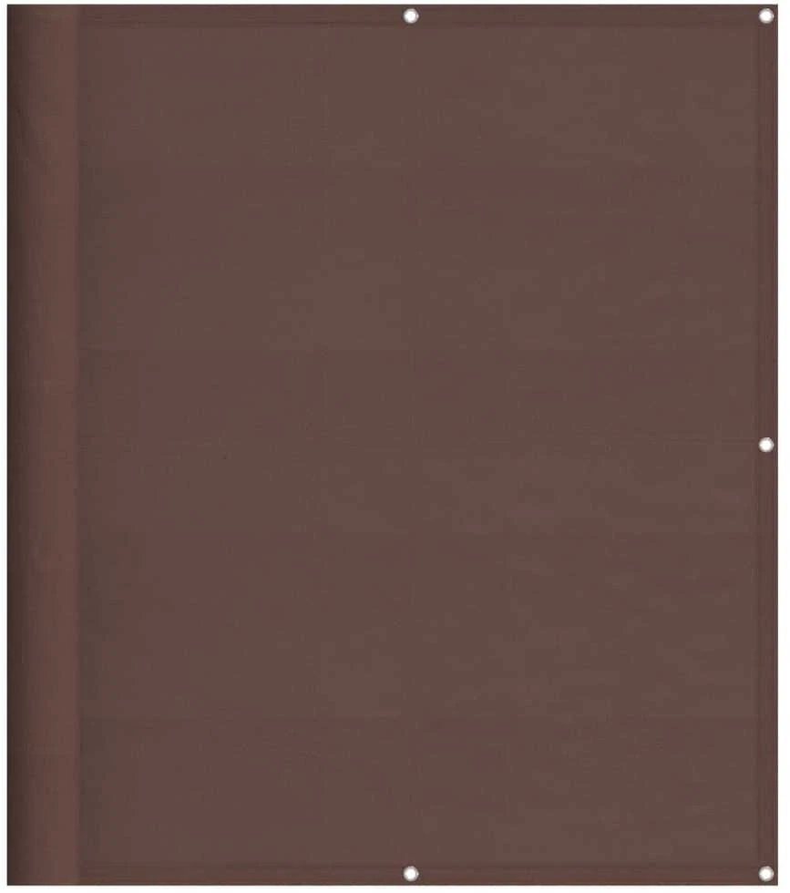 Balkono pertvara, ruda, 120x800cm, 100% oksfordo poliesteris