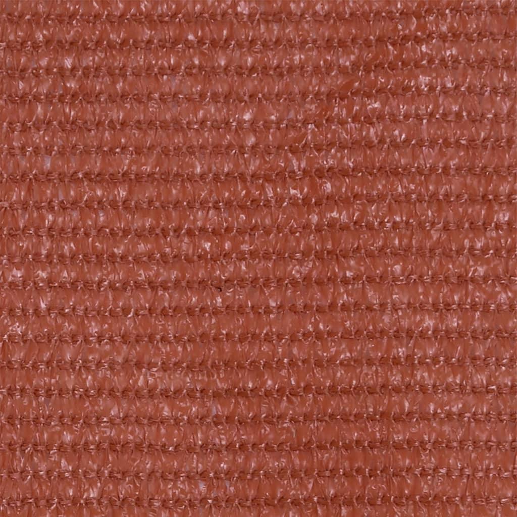 Balkono pertvara, terakota spalvos, 75x500cm, HDPE