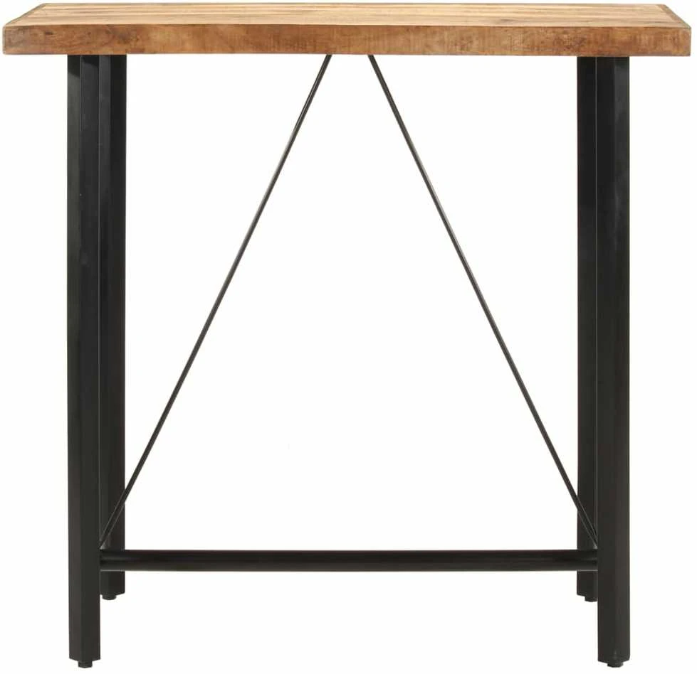 Baro stalas, 110x55x107cm, mango medienos masyvas ir geležis