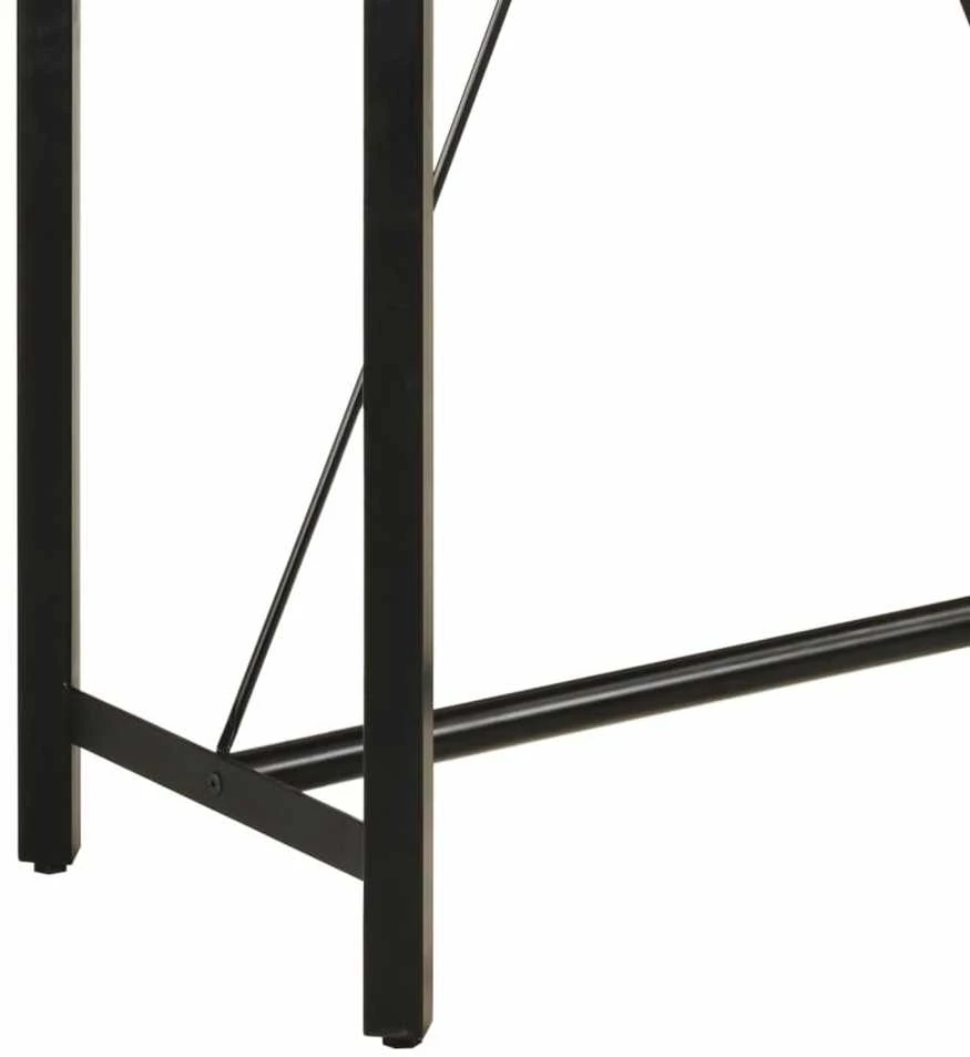Baro stalas, 110x55x107cm, mango medienos masyvas ir geležis