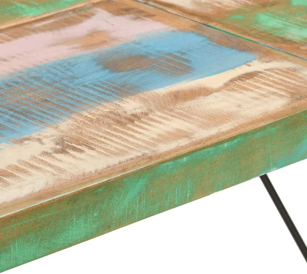 Baro stalas, 150x70x107cm, perdirbtos medienos masyvas/geležis