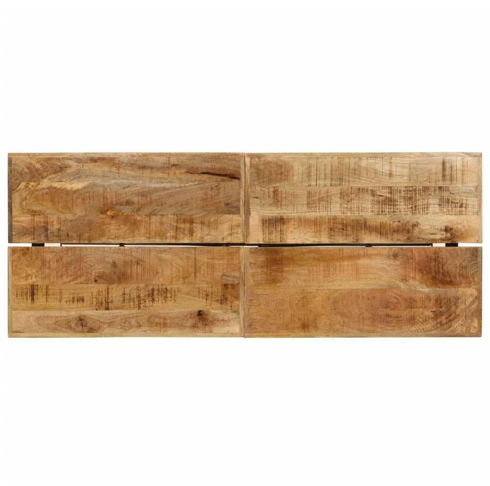 Baro stalas, 180x70x107cm, mango medienos masyvas ir geležis