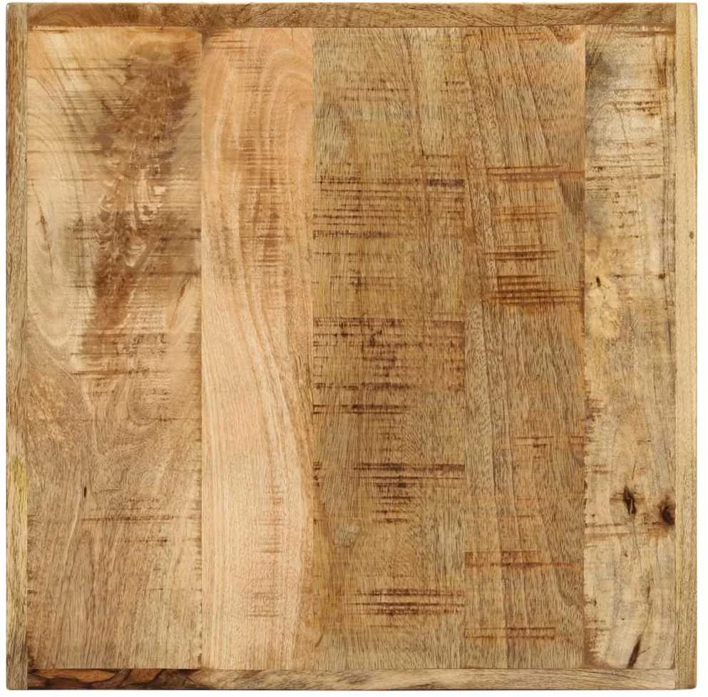 Baro stalas, 55x55x107cm, mango medienos masyvas ir geležis
