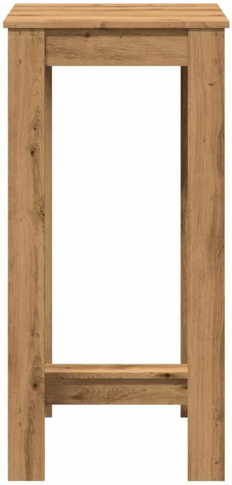 Baro stalas, artisano ąžuolo, 51x50x103,5cm, apdirbta mediena