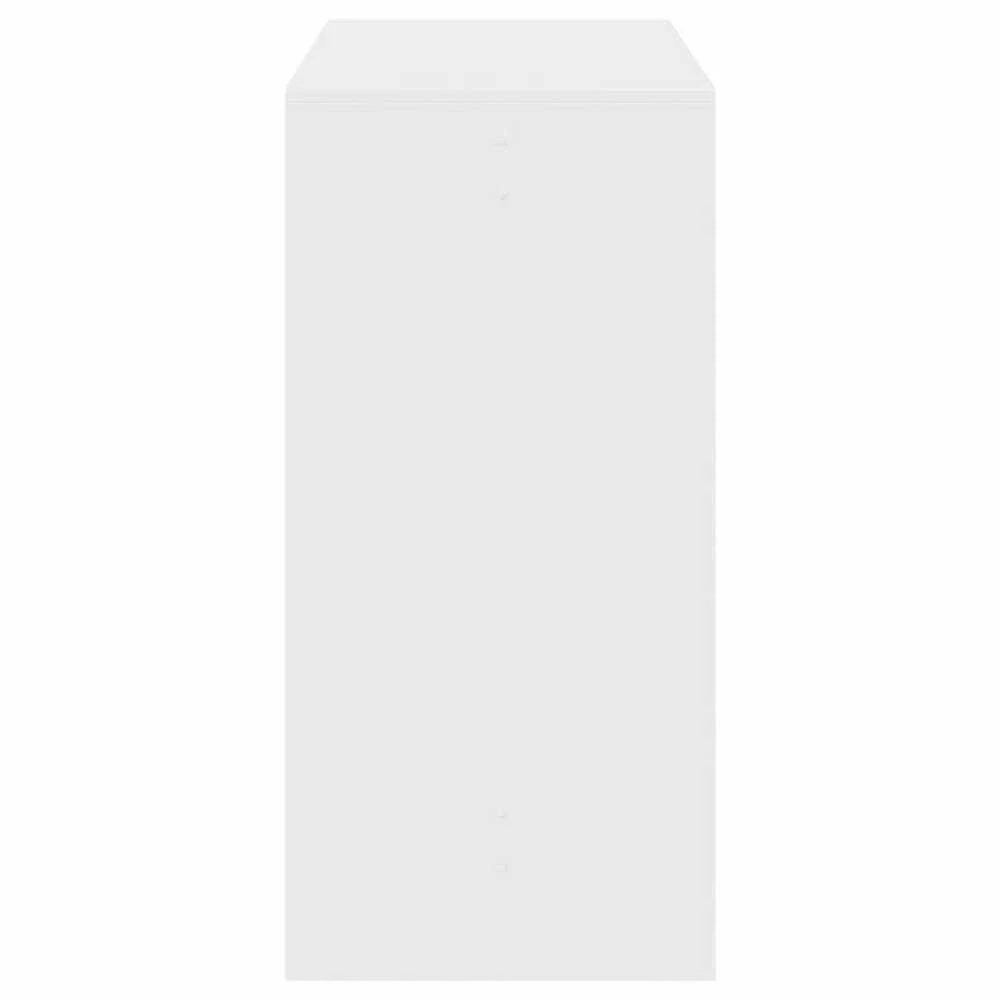 Baro stalas, baltos spalvos, 102x50x103,5cm, apdirbta mediena