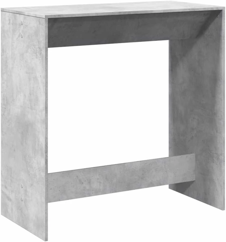 Baro stalas, betono pilkas, 102x50x103,5cm, apdirbta mediena