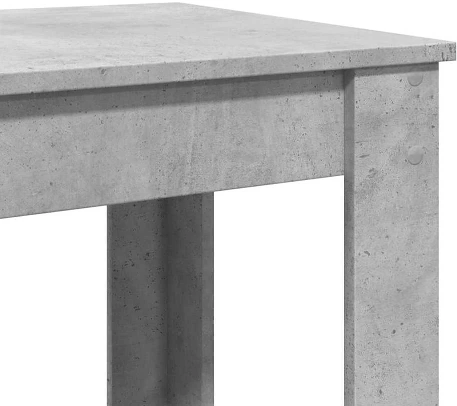 Baro stalas, betono pilkas, 51x50x103,5cm, apdirbta mediena