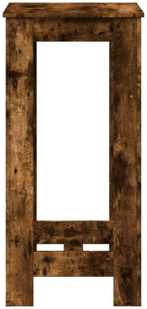 Baro stalas, dūminio ąžuolo, 51x50x103,5cm, apdirbta mediena