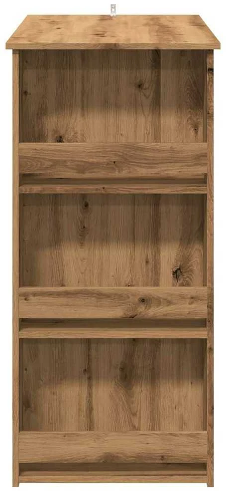 Baro stalas su lentyna, artisano, 102x50x103,5cm, mediena