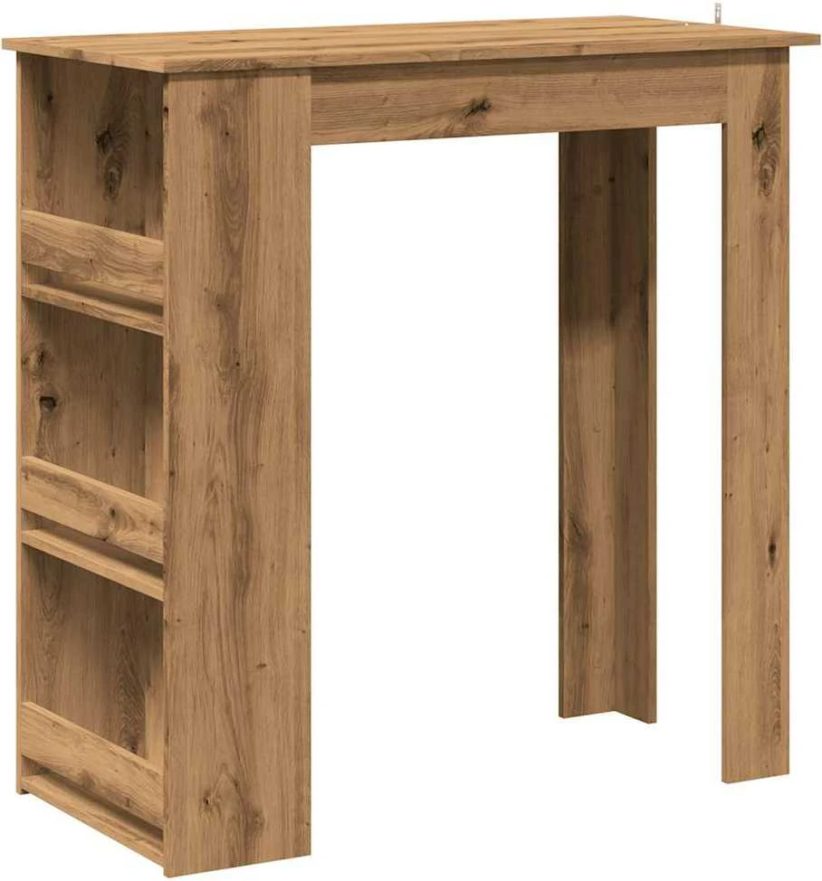 Baro stalas su lentyna, artisano, 102x50x103,5cm, mediena