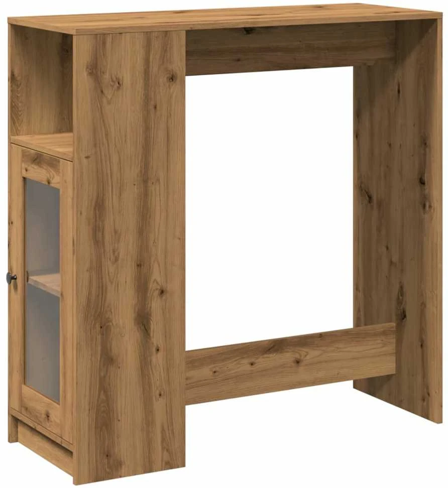 Baro stalas su lentynomis, artisano, 101x40x103,5cm, mediena