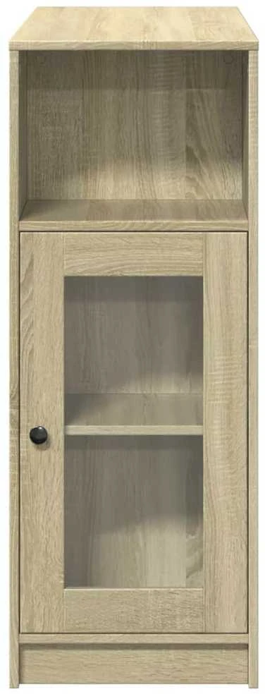 Baro stalas su lentynomis, ąžuolo, 101x40x103,5cm, mediena