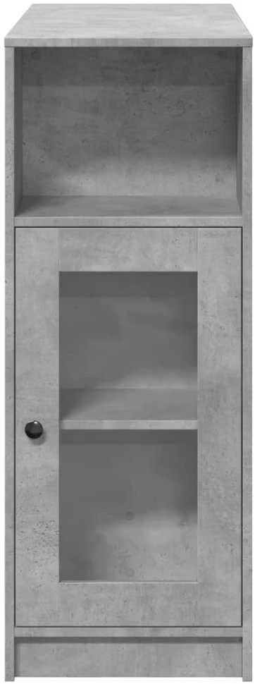 Baro stalas su lentynomis, betono, 101x40x103,5cm, mediena