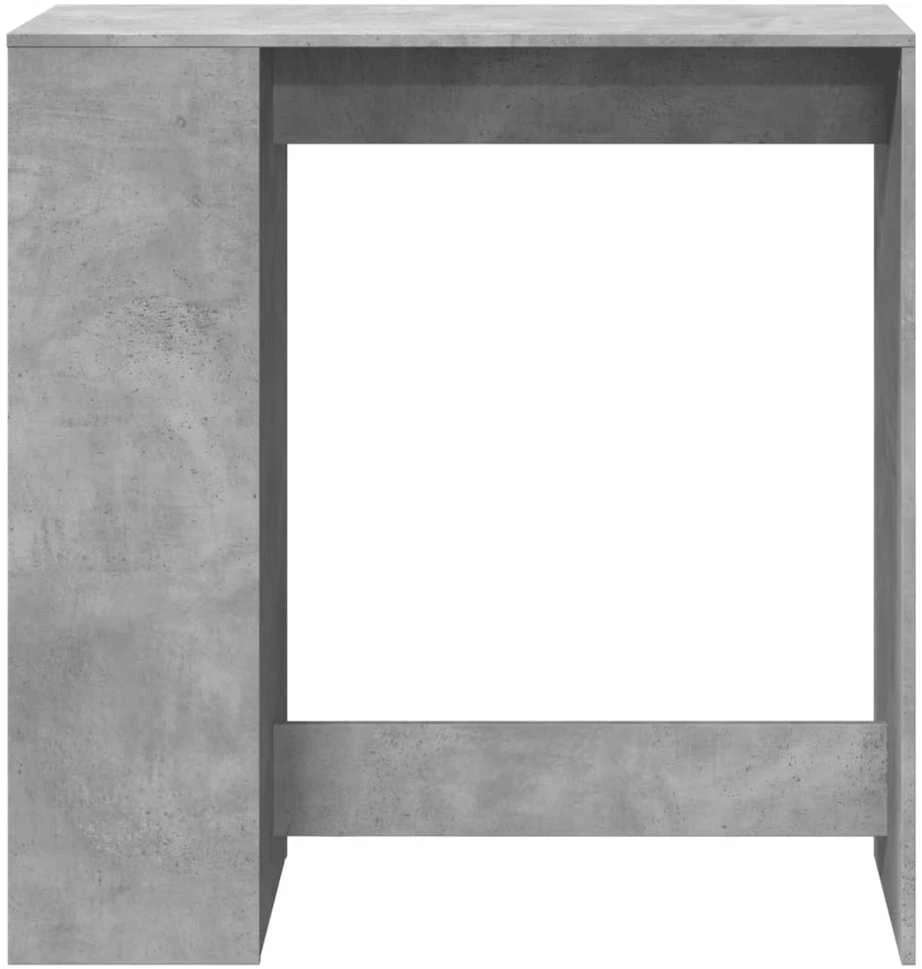 Baro stalas su lentynomis, betono, 101x40x103,5cm, mediena