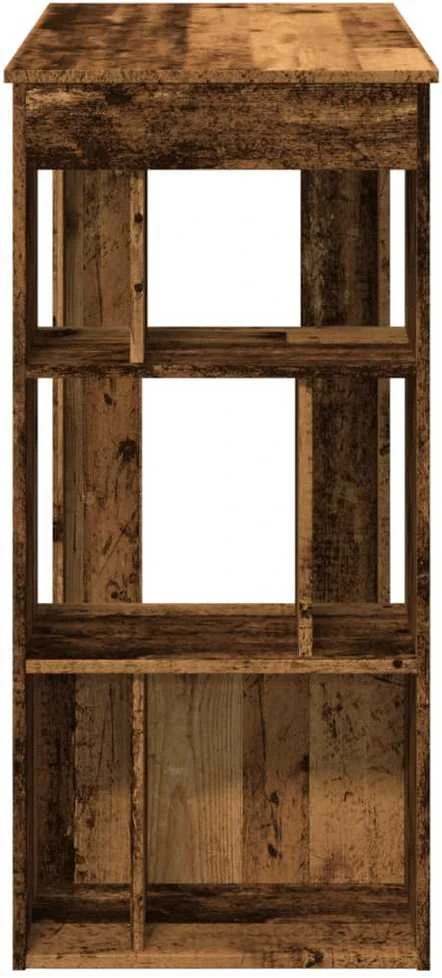 Baro stalas su lentynomis, medienos, 102x50x103,5cm, mediena