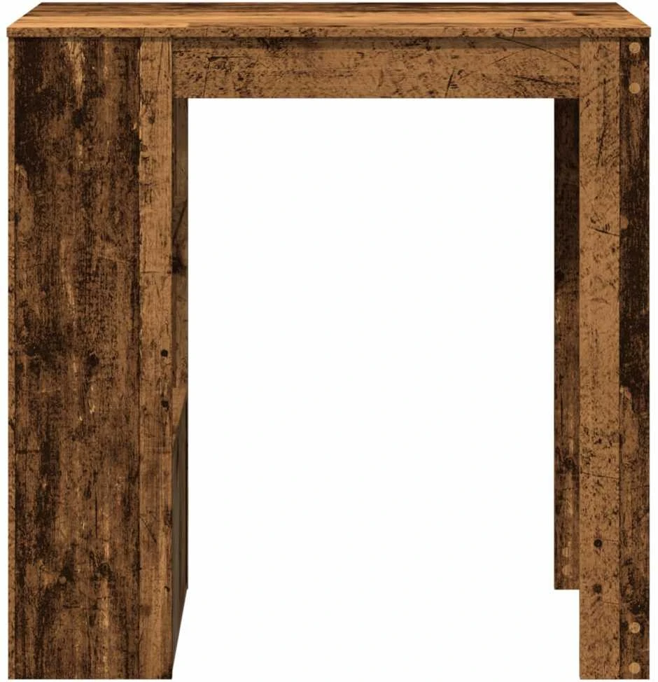 Baro stalas su lentynomis, medienos, 102x50x103,5cm, mediena