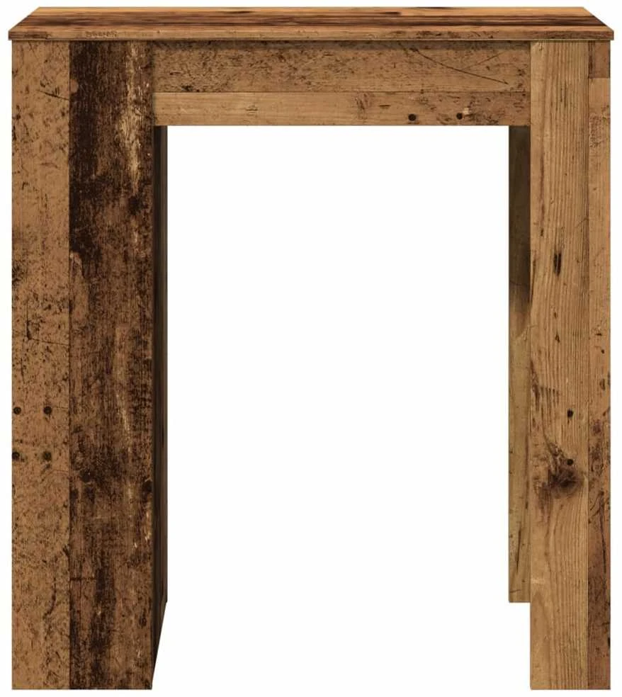Baro stalas su lentynomis, medienos, 95x47x103,5cm, mediena