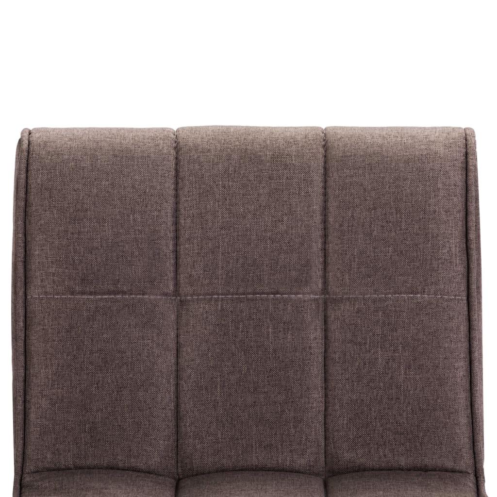 Baro taburetės, 2 vnt., taupe spalvos, audinys