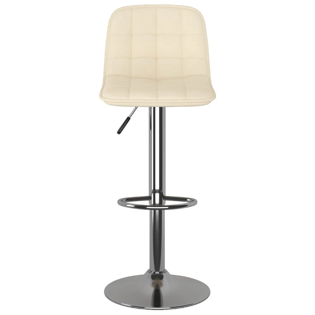Baro taburetės, 2vnt., kreminės spalvos, audinys