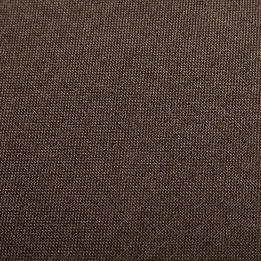 Baro taburetės, 2vnt., rudos spalvos, audinys