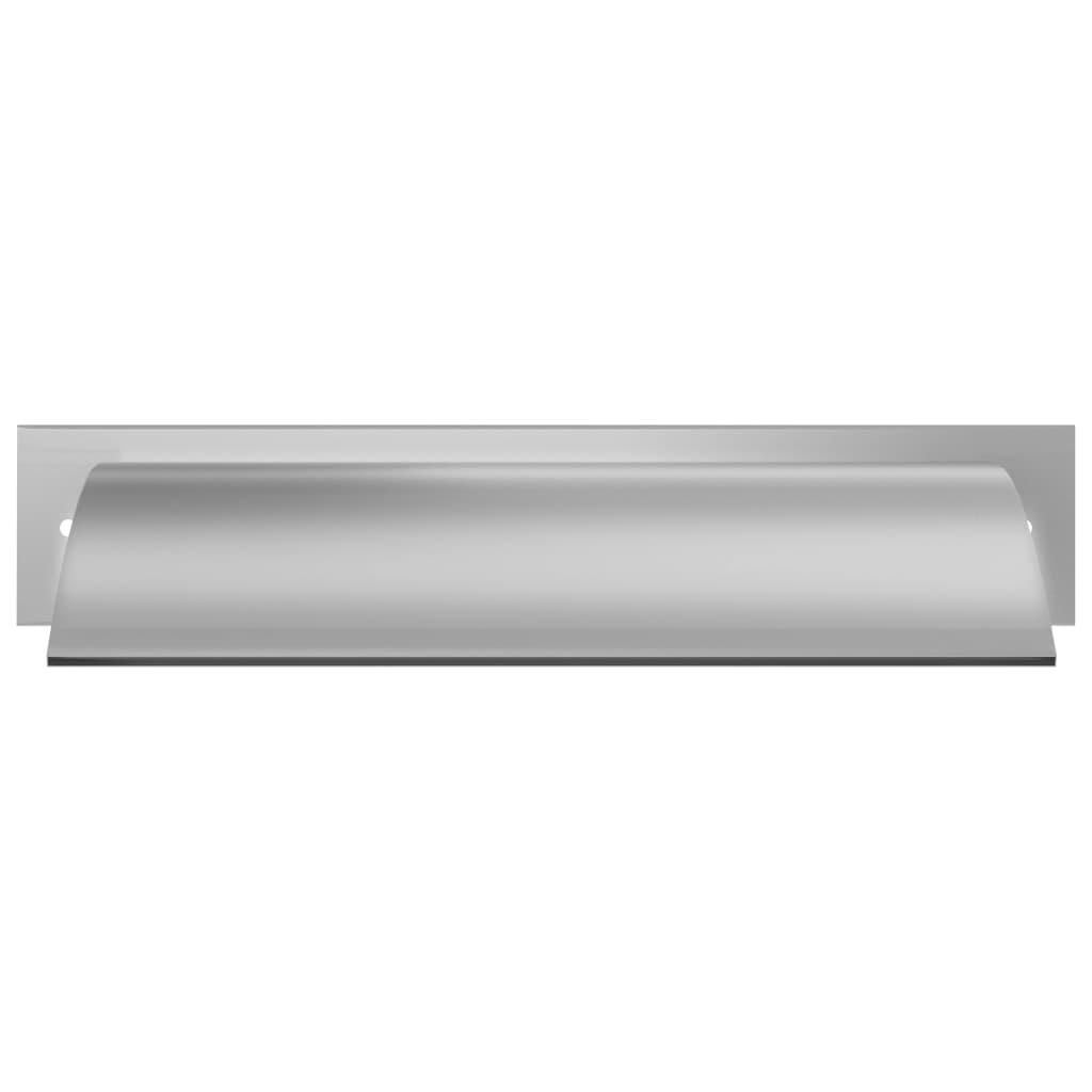 Baseino fontanas, sidabrinis, 45x26x13 cm, nerūdijantis plienas