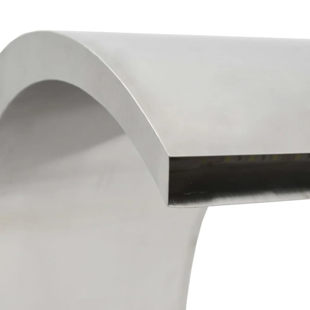 Baseino fontanas su LED, 22x60x70cm, nerūdijantis plienas 304