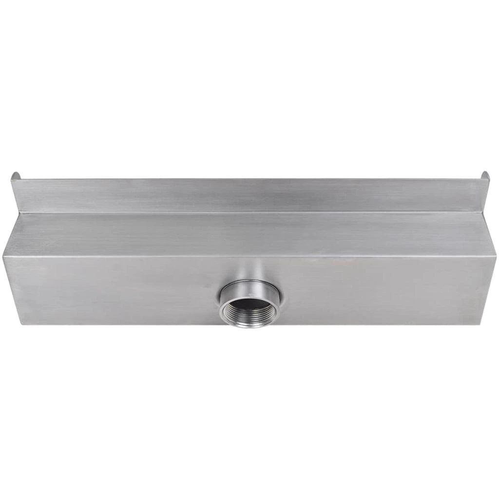 Baseino fontanas su LED, 45cm, stačiak. formos, nerūdijantis plienas