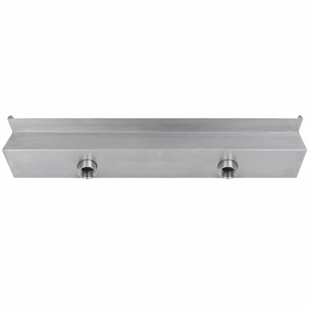 Baseino fontanas su LED, 60cm, stačiak. formos, nerūdijantis plienas