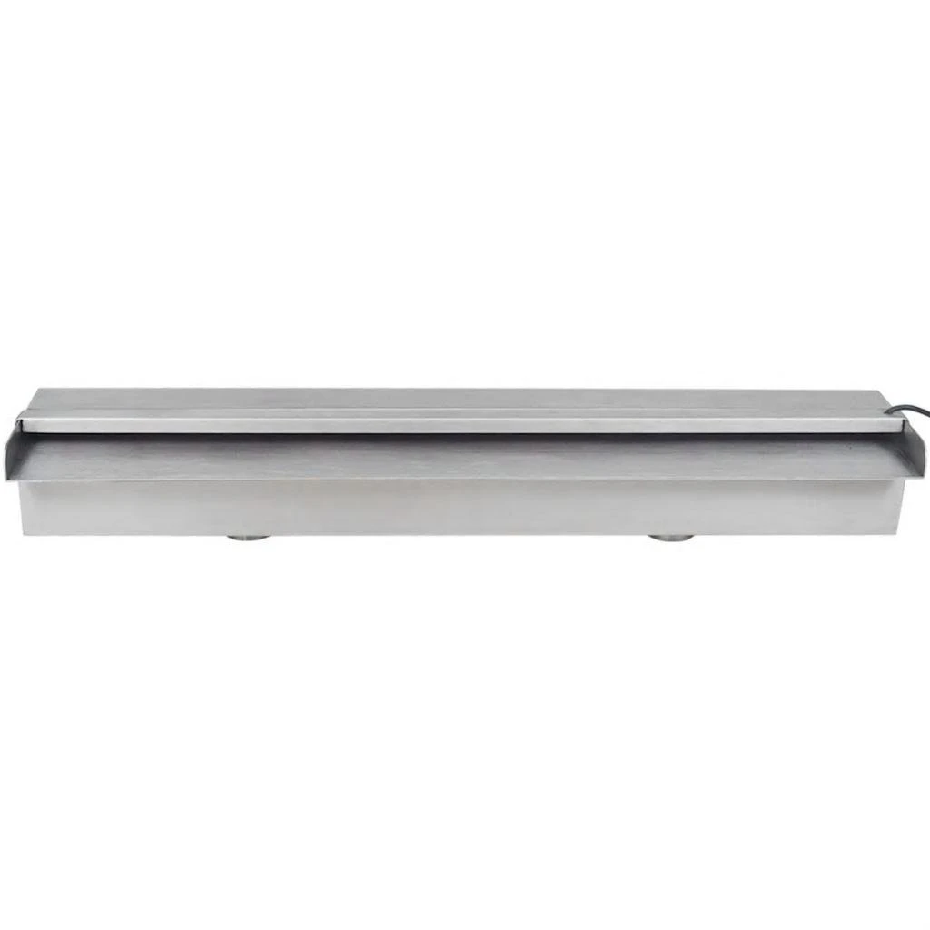 Baseino fontanas su LED, 60cm, stačiak. formos, nerūdijantis plienas