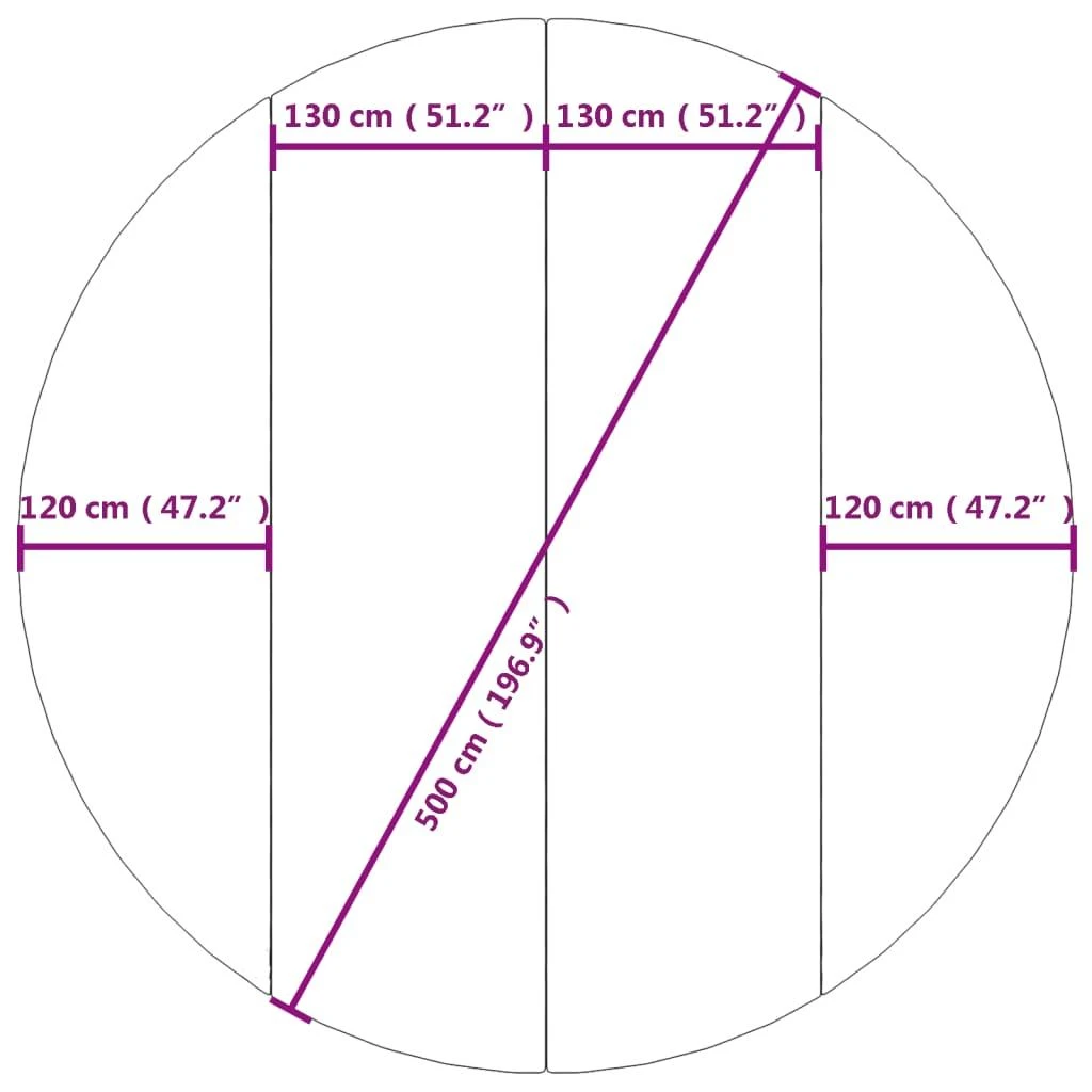 Baseino paklotas, pilkas, 500 cm, poliesterio geotekstilė