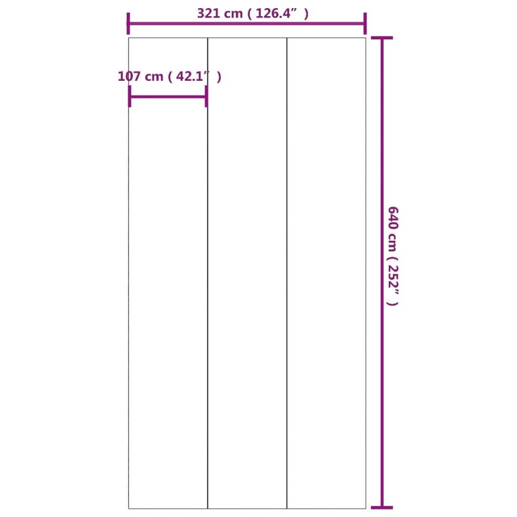 Baseino paklotas, pilkas, 640x321cm, poliesterio geotekstilė