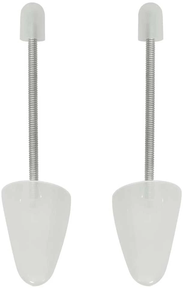 Batų kurpaliai, 5 poros, baltos spalvos, plastikas, EU 38–44
