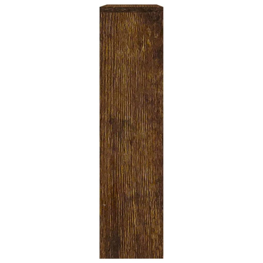 Batų spintelė su veidrodžiu, 2 aukštų, ąžuolo, 63x17x67cm