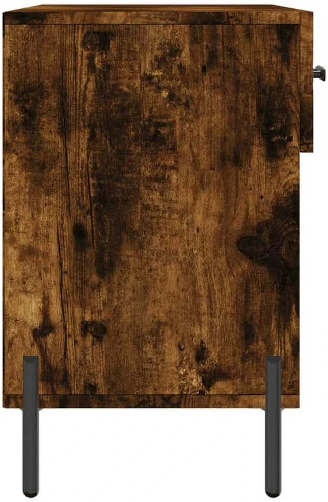 Batų suoliukas, dūminio ąžuolo, 102x35x55cm, apdirbta mediena