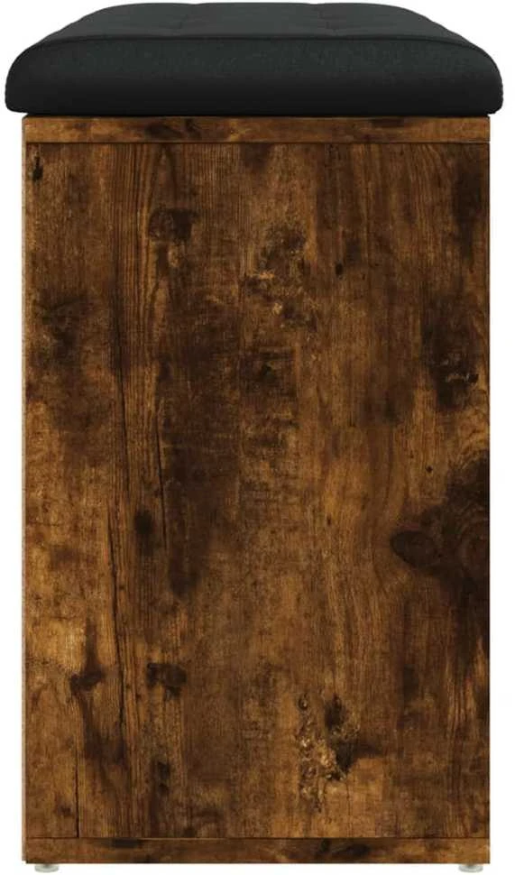 Batų suoliukas, dūminio ąžuolo, 82x32x50cm, apdirbta mediena