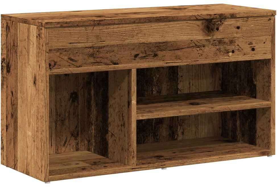 Batų suoliukas, medienos, 80x30x45cm, apdirbta mediena