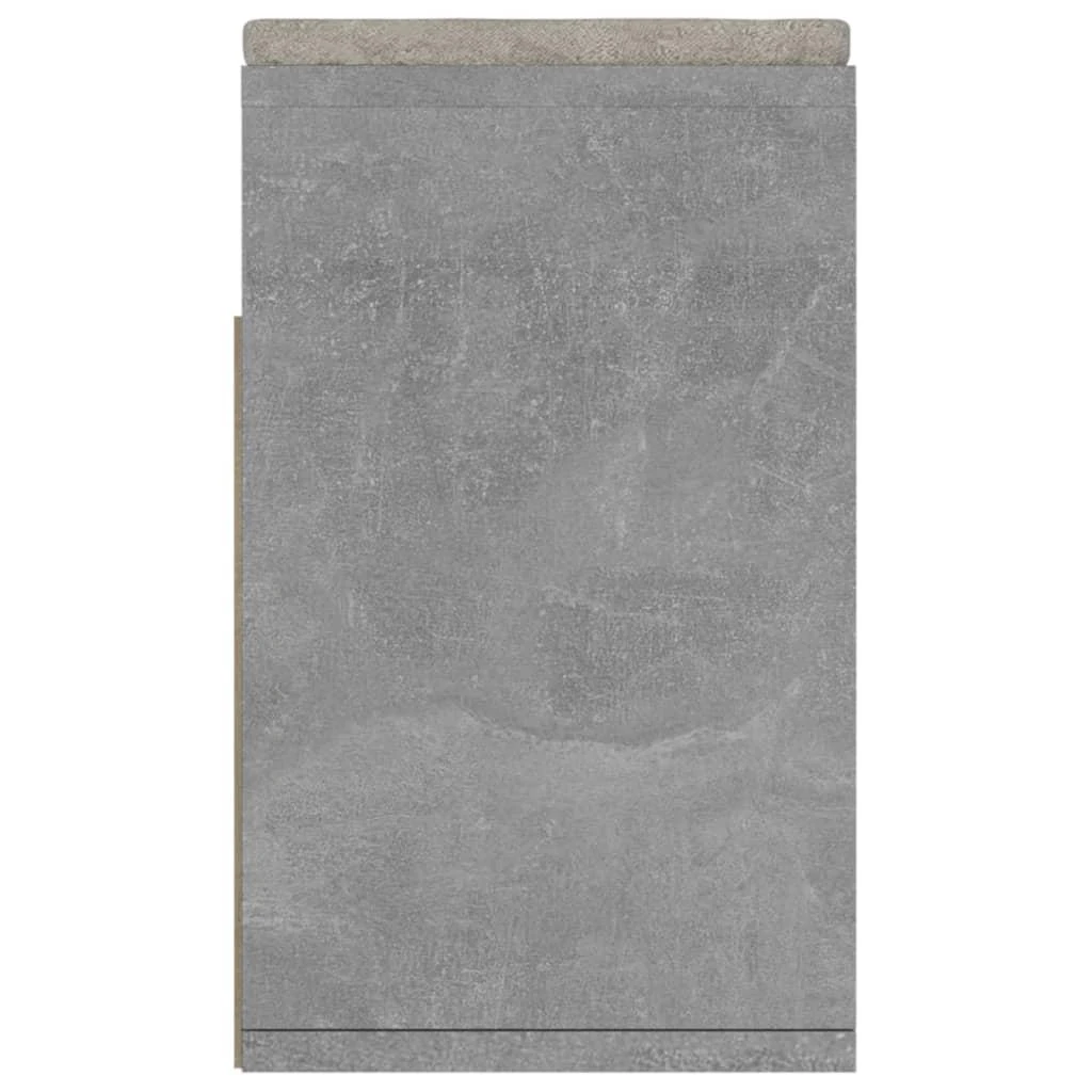 Batų suoliukas su pagalvėle, betono, 104x30x49cm, mediena