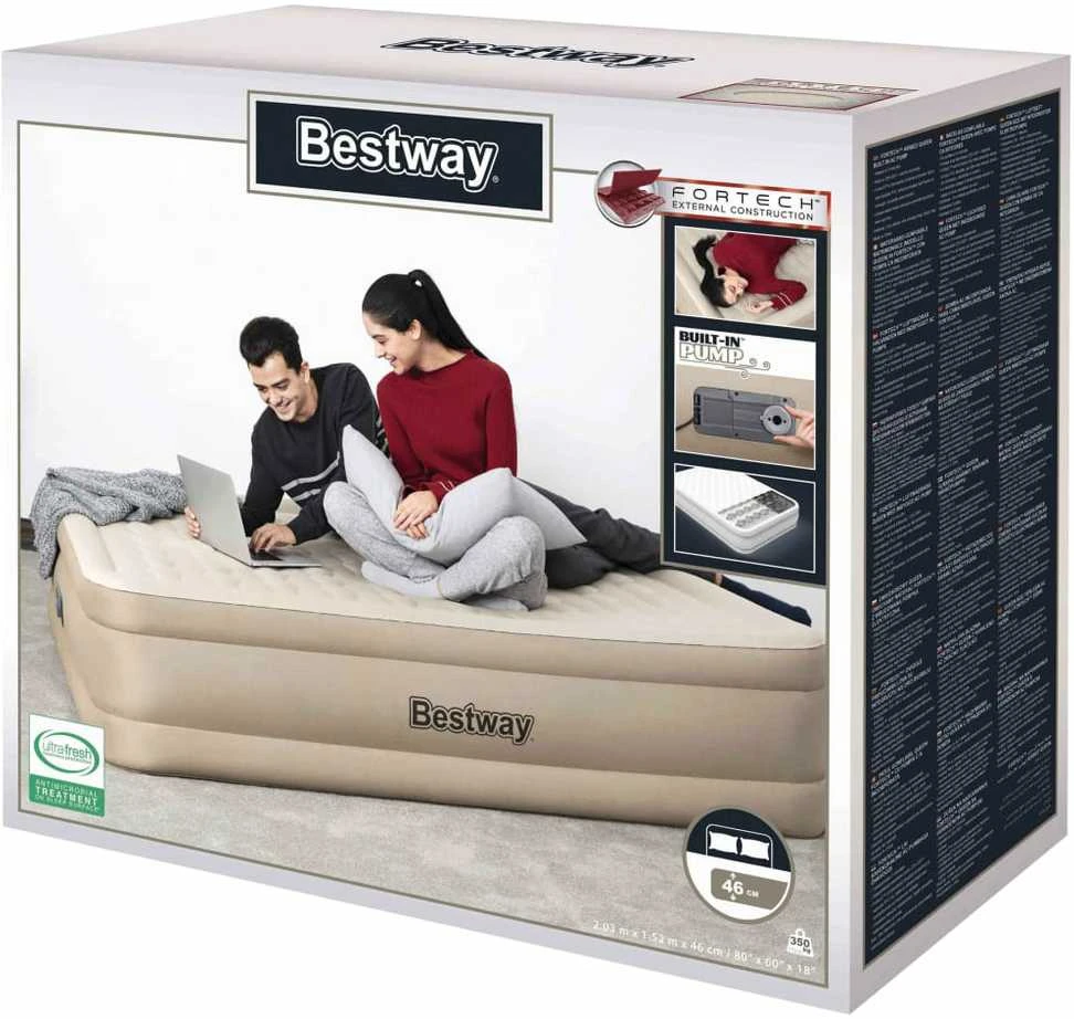 Bestway Fortech Pripučiama lova su įmontuota AC pompa, didelė