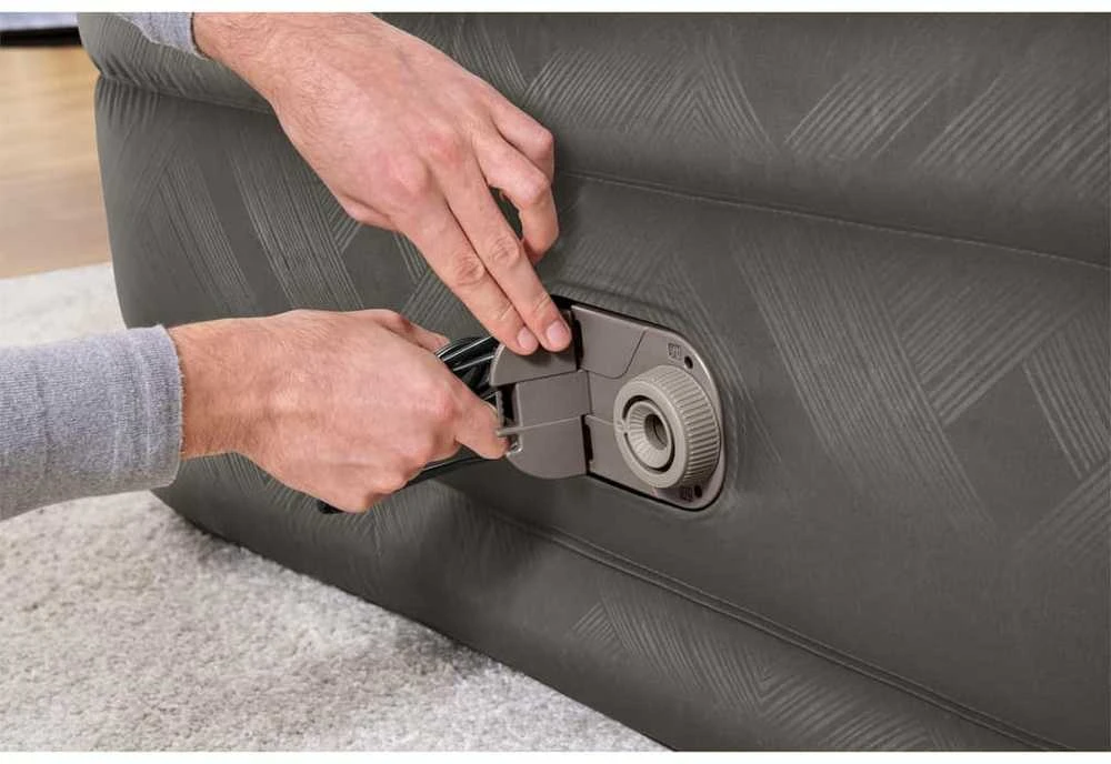 Bestway Fortech Pripučiamas čiužinys su įmontuota pompa, 203x152x46cm