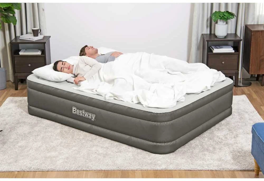 Bestway Fortech Pripučiamas čiužinys su įmontuota pompa, 203x152x46cm