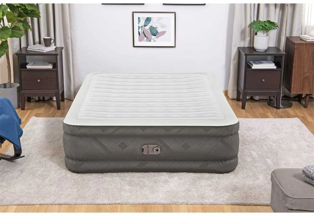 Bestway Fortech Pripučiamas čiužinys su įmontuota pompa, 203x152x46cm