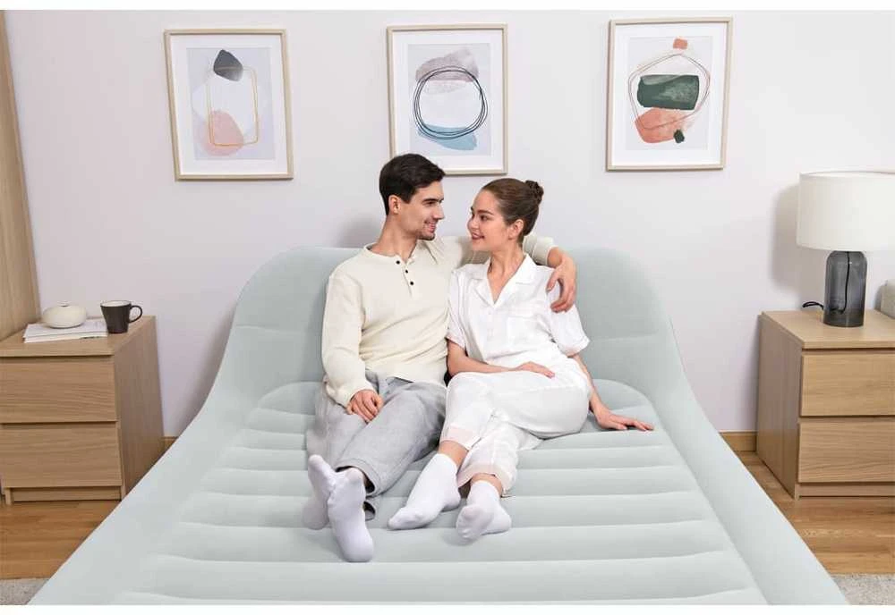 Bestway Pripučiama lova su įmontuota pompa, 226x152x84cm