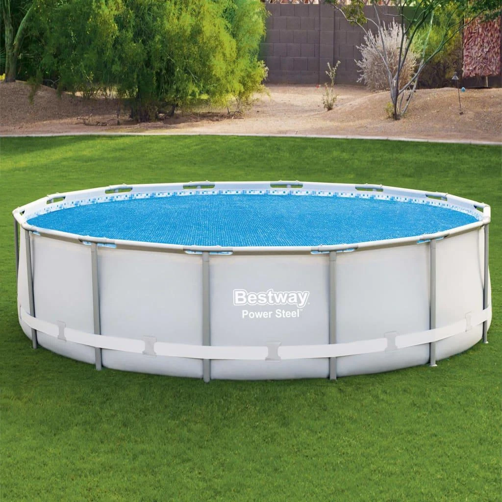 Šilumą sulaikantis baseino uždangalas Bestway Flowclear, 427 cm