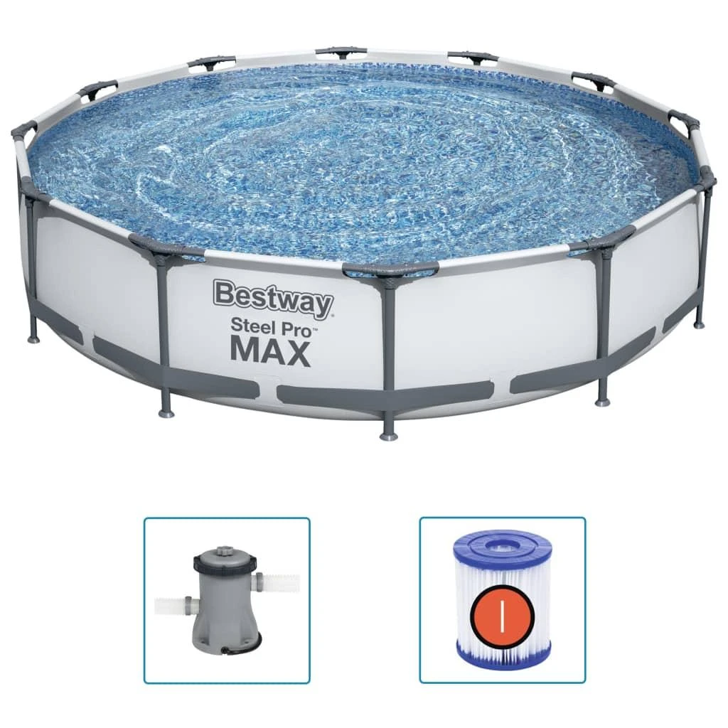 Baseinas su filtro pompa Bestway Steel Pro Max 3