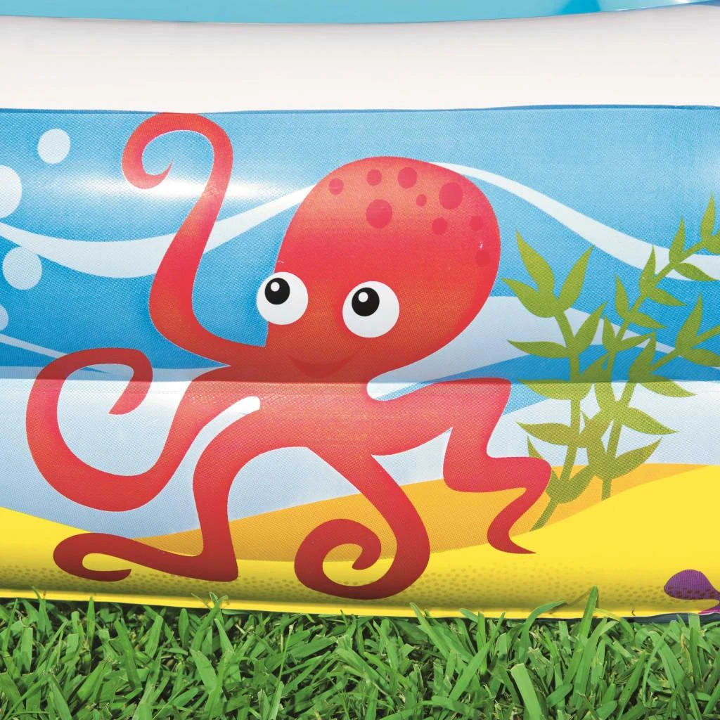 Bestway pripučiamas baseinas su stogeliu, 140x140x114 cm