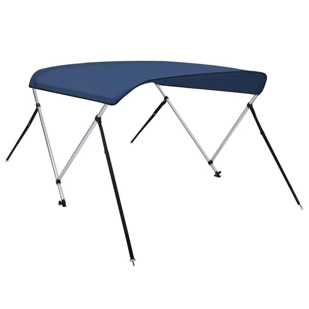 Bimini viršaus stogelis, mėlynas, 150x120x110cm, 2 lankų rėmas